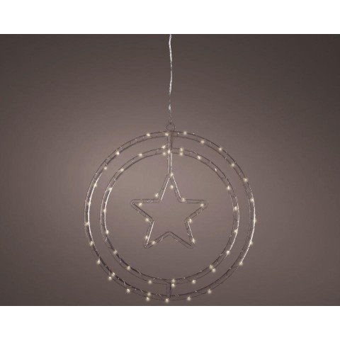 DECORAZIONE STELLA A LED H.33CM.